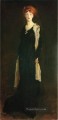 O de negro con bufanda, también conocido como Marjorie Organ Henri, retrato de la Escuela Ashcan Robert Henri